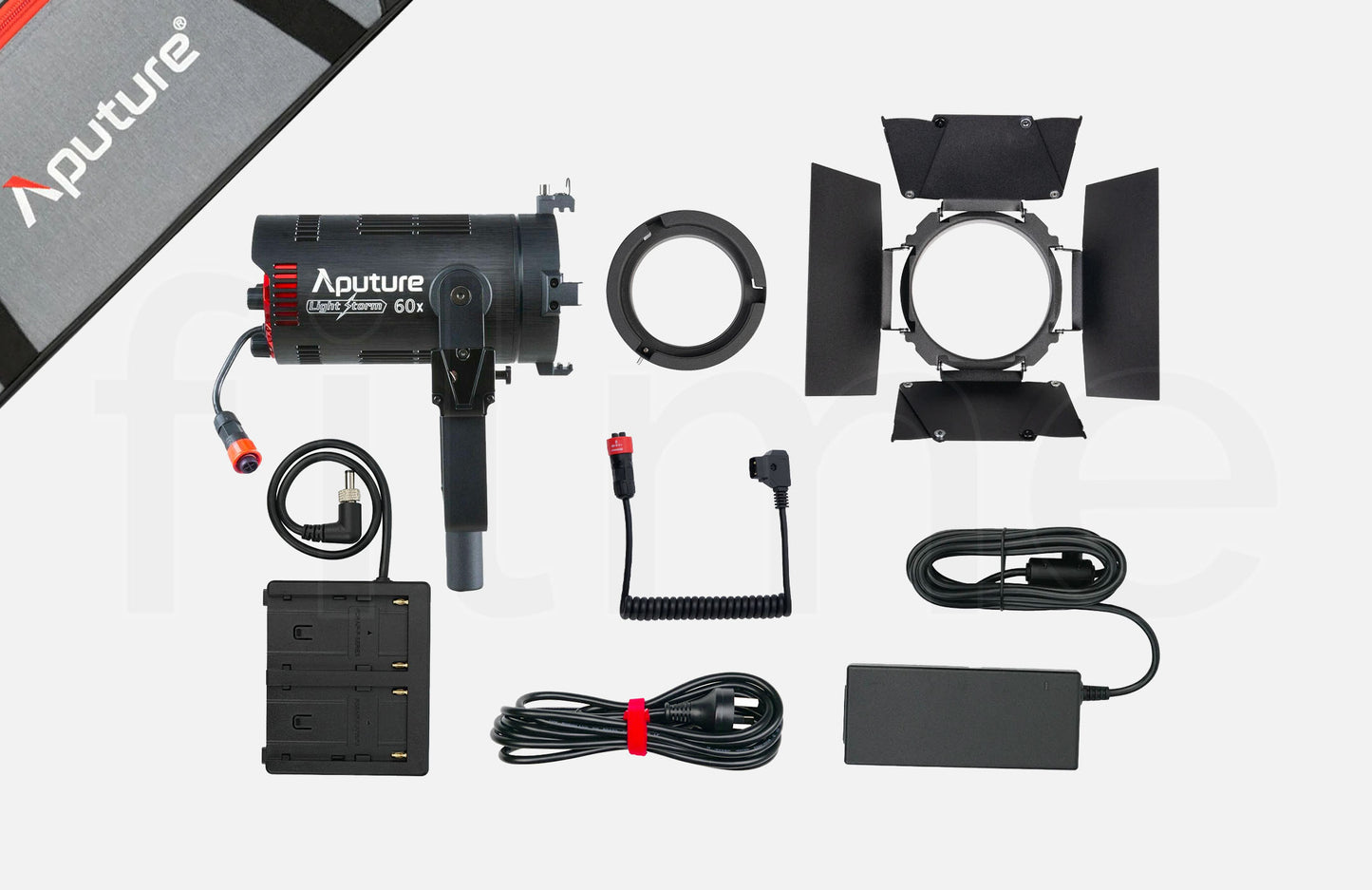 Accessoires inclus avec la location Aputure LS 60X à Paris chez Filme