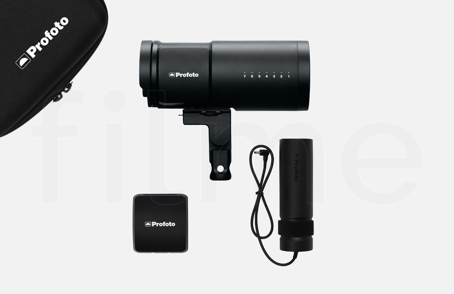 Accessoires inclus avec la location flash Profoto B10X Plus à Paris chez Filme