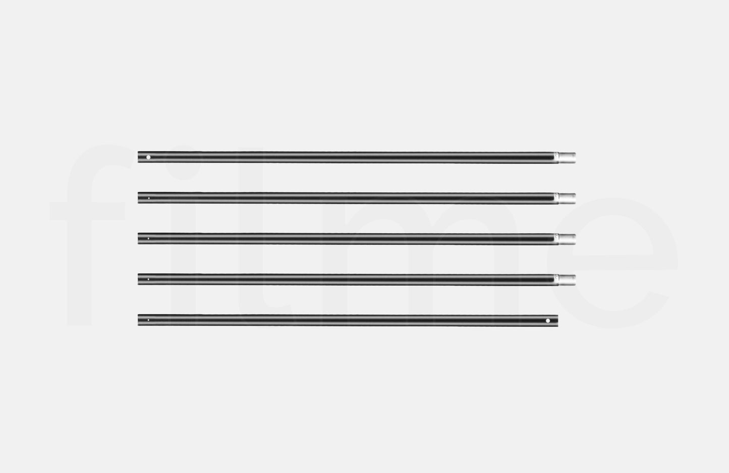 Barre aluminium de 190 à 465 cm diamètre 30 mm