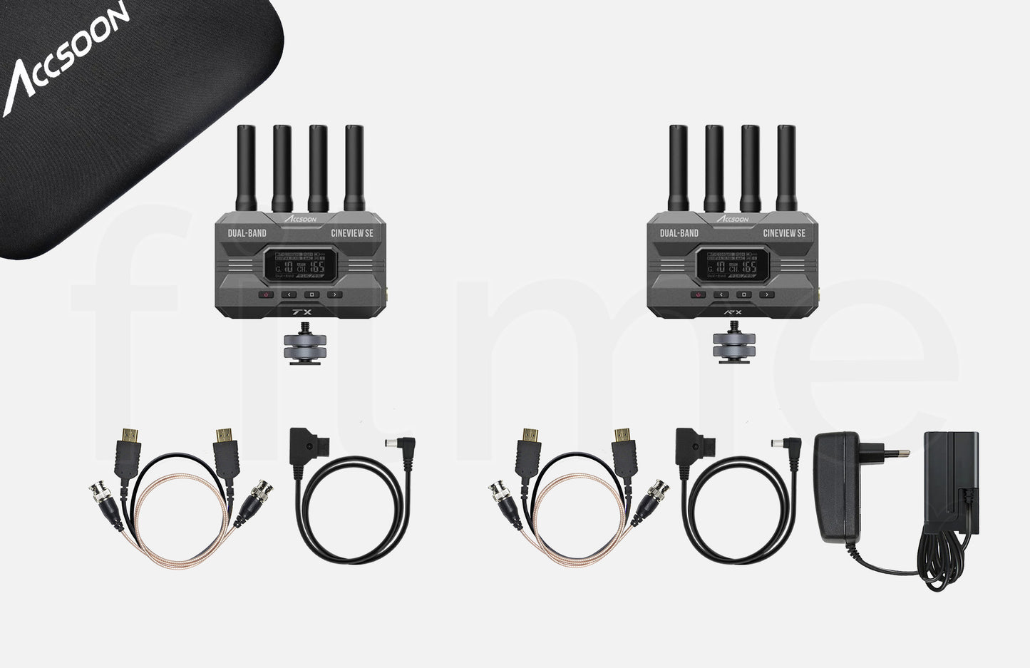 Contenu de la location Accsoon Cineview SE – kit émetteur et récepteur à Paris et Montreuil chez Filme