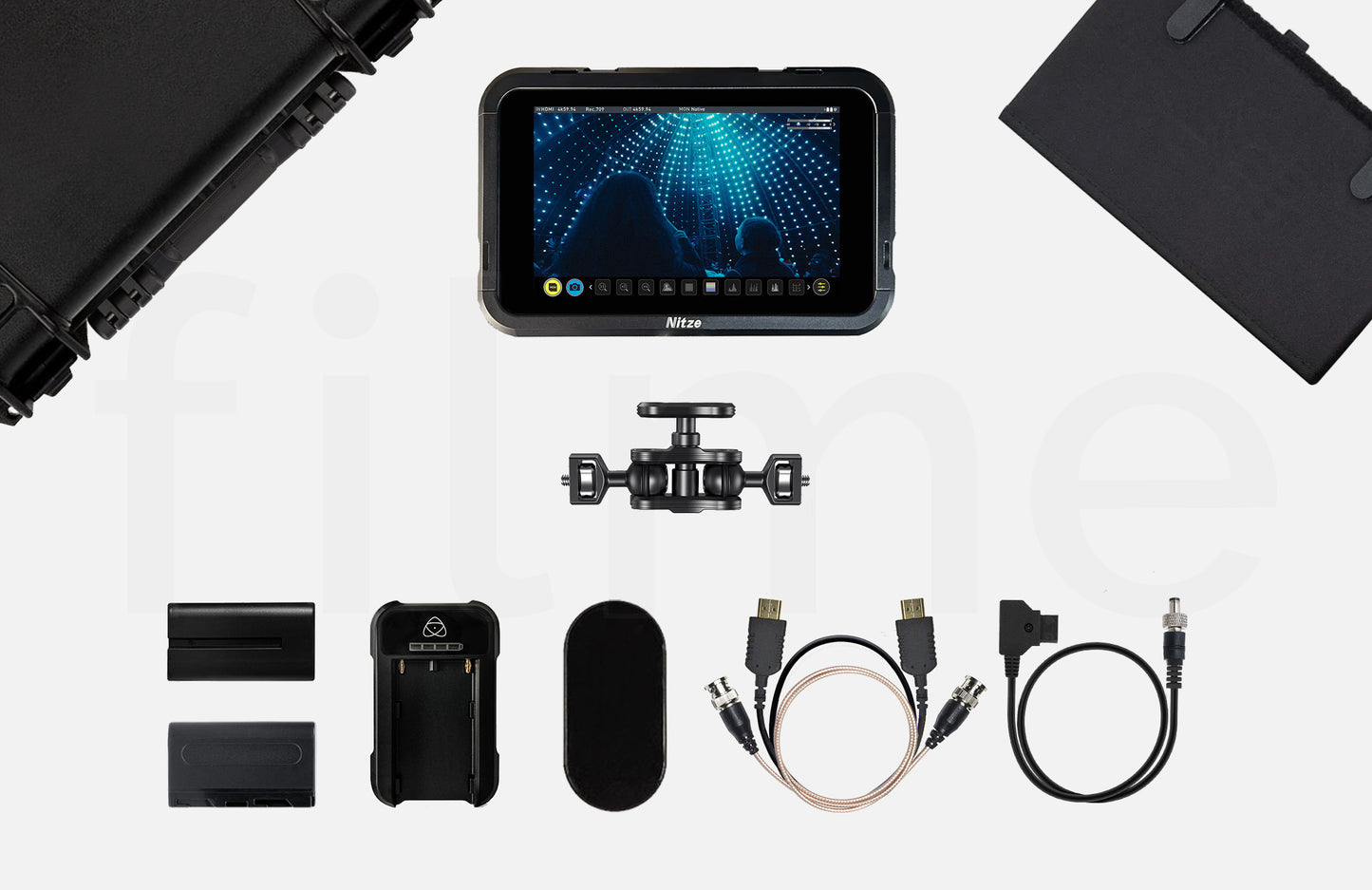 Contenu de la location Atomos Shinobi 7 (HDMI et SDI) à Paris et Montreuil chez Filme