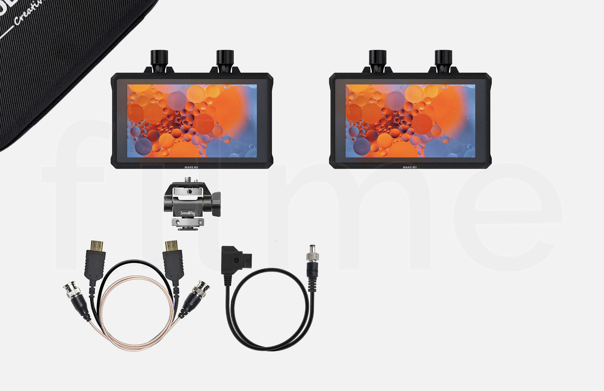 Contenu de la location Hollyland Mars M1 Enhanced – kit 2 moniteurs sans fil à Paris et Montreuil chez Filme