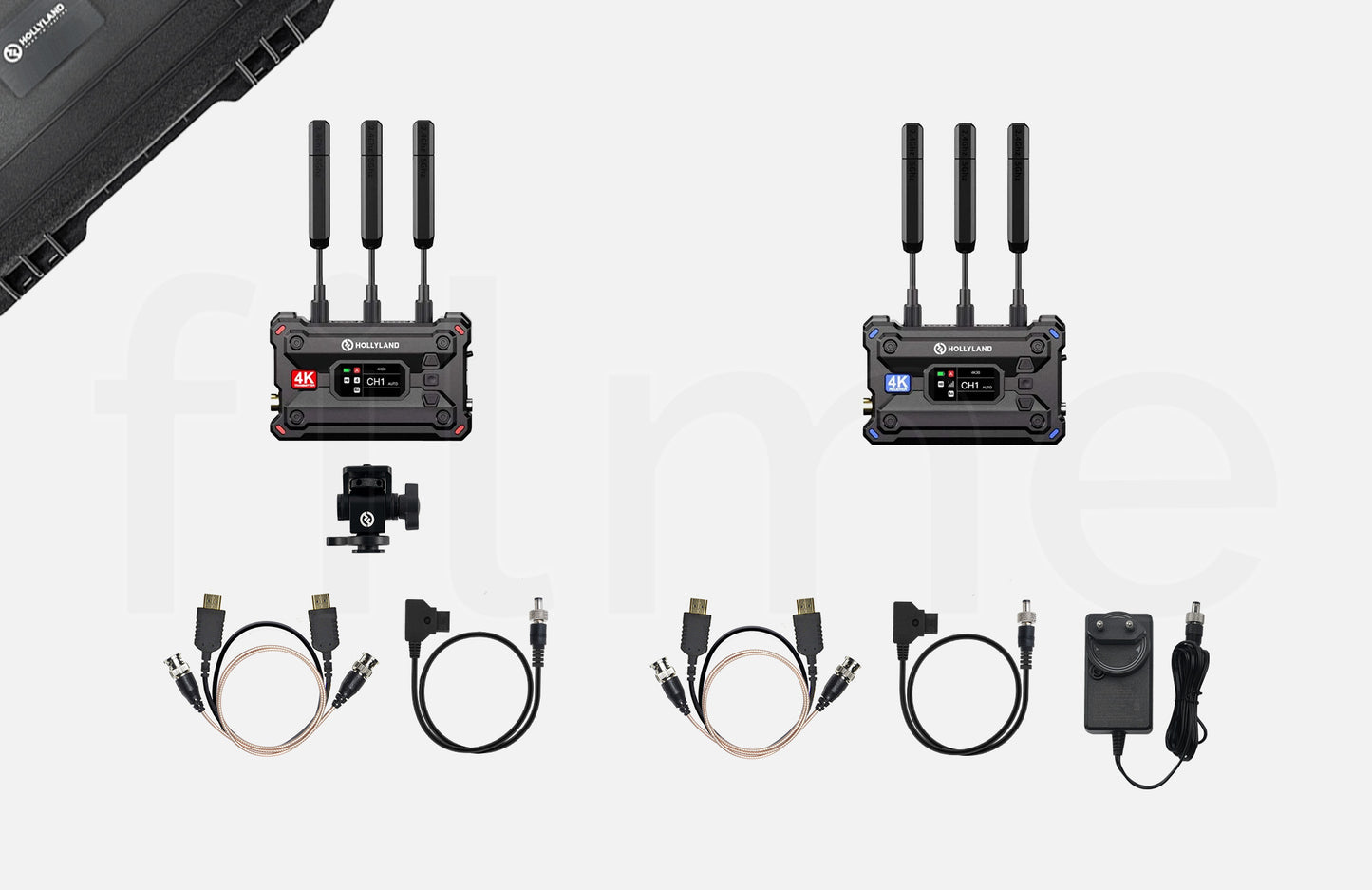 Contenu de la location Hollyland Pyro S – kit émetteur et récepteur à Paris et Montreuil chez Filme