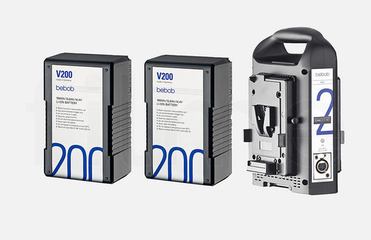 Kit 2 V-Mount Bebob V200 + chargeur double Bebob VS2