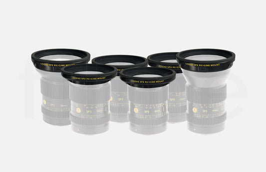 Kit de 6 bagues Cooke SP3 Cine Mount 95mm