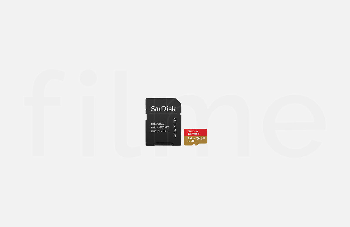 Location carte microSDXC SanDisk Extreme UHS-I V30 64 Go à Paris chez Filme