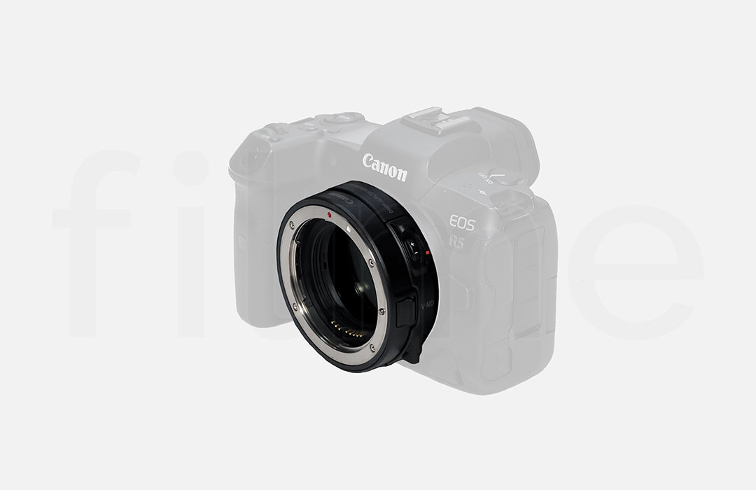Location adaptateur Canon EF to RF Drop-in Filter avec filtre VND à Paris et Montreuil chez Filme