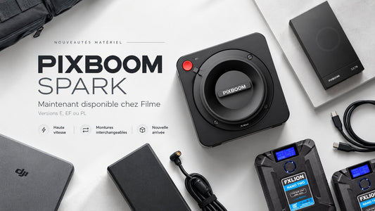 Nouveau chez Filme : Pixboom Spark en packs PL, EF et E, le ralenti extrême sans rolling shutter