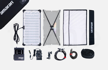 Accessoires inclus avec la location Amaran F21C à Paris chez Filme