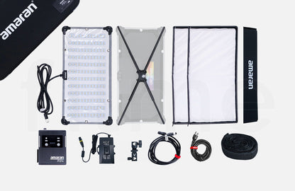 Accessoires inclus avec la location Amaran F21X à Paris chez Filme