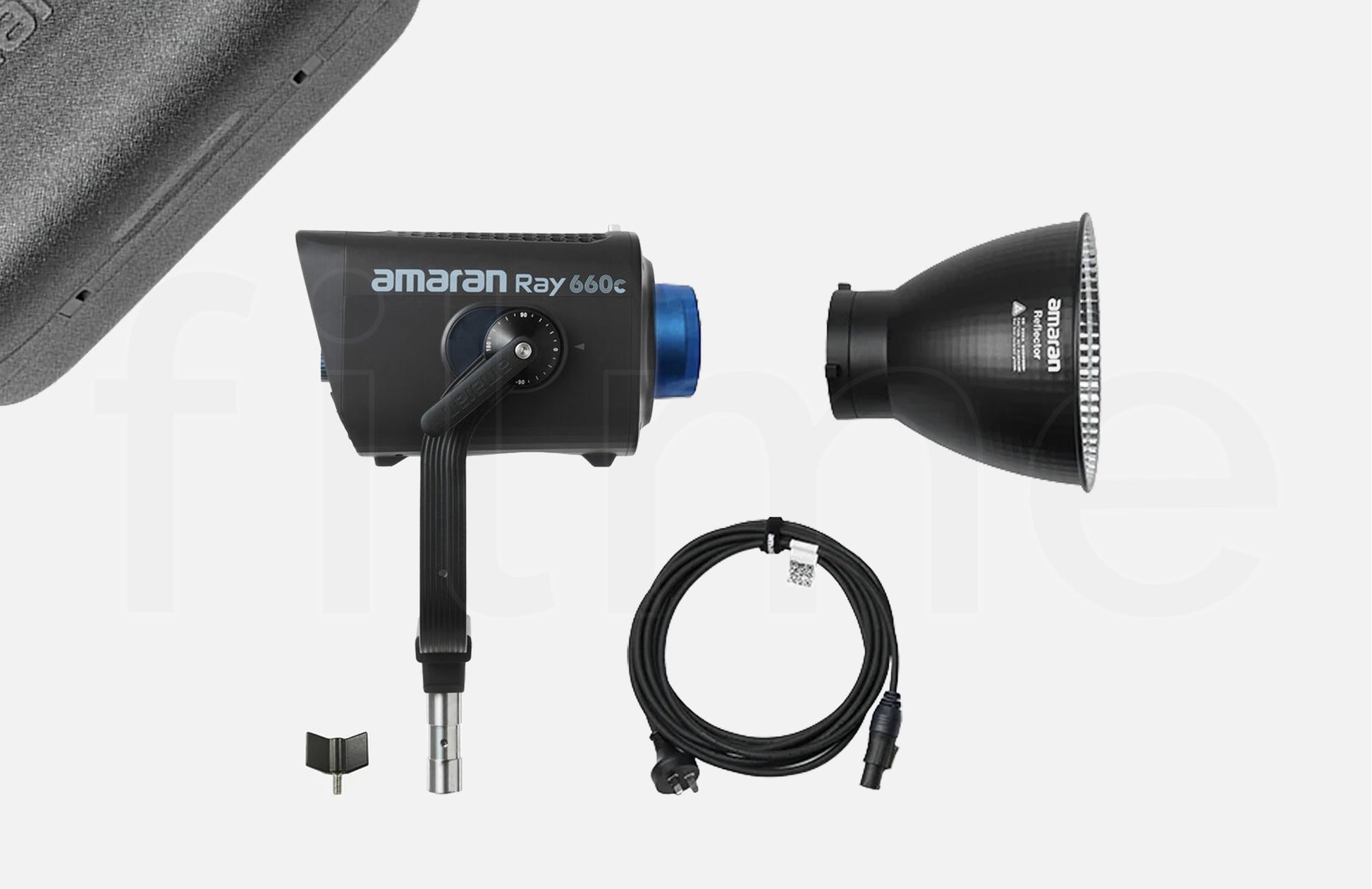 Accessoires inclus avec la location Amaran Ray 660C à Paris chez Filme