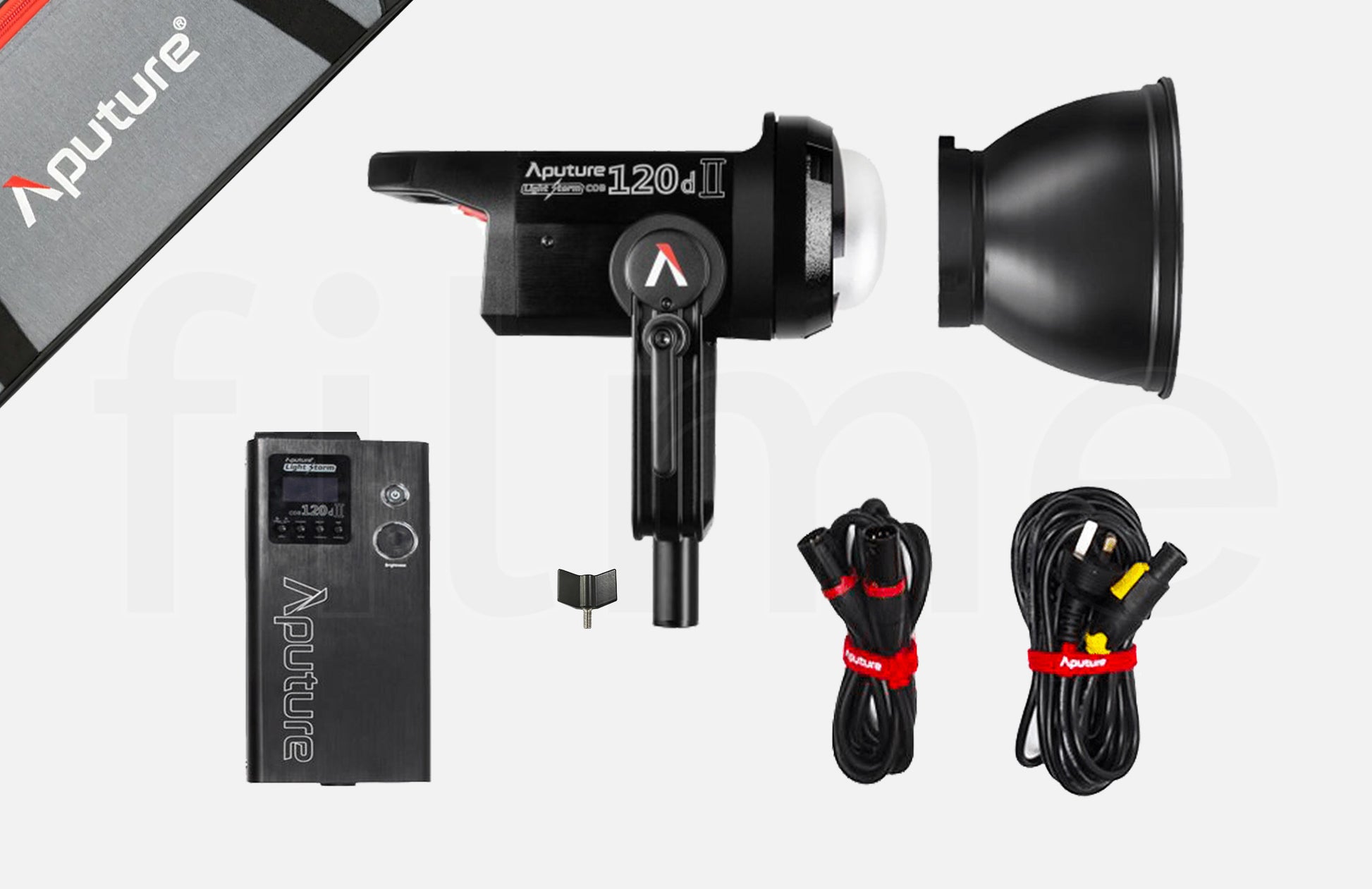 Accessoires inclus avec la location Aputure LS 120D II à Paris chez Filme
