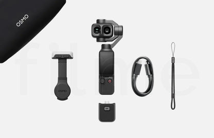 Accessoires inclus avec la location DJI Osmo Pocket 4P – bundle standard à Paris chez Filme