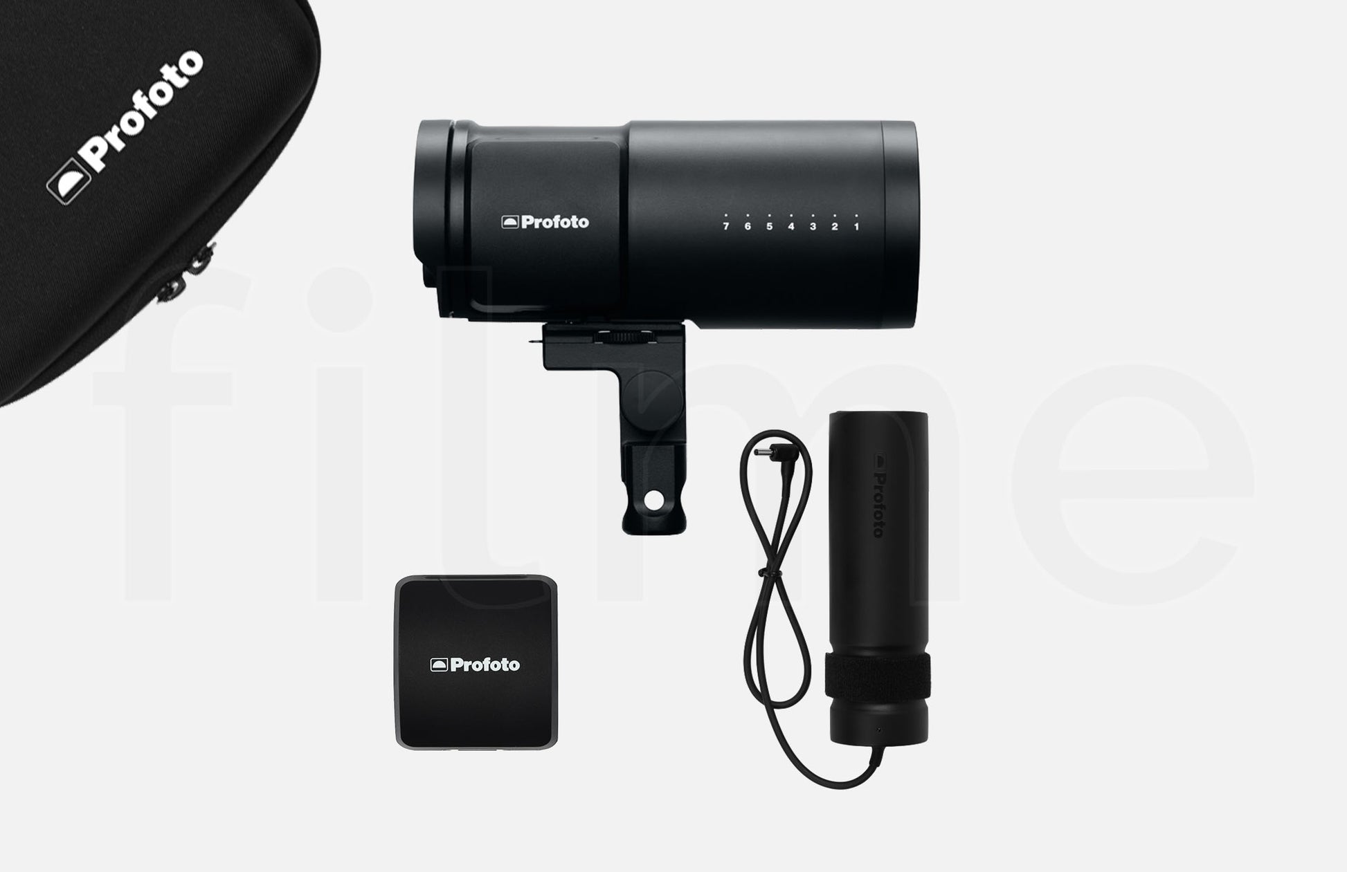 Accessoires inclus avec la location flash Profoto B10X Plus à Paris chez Filme