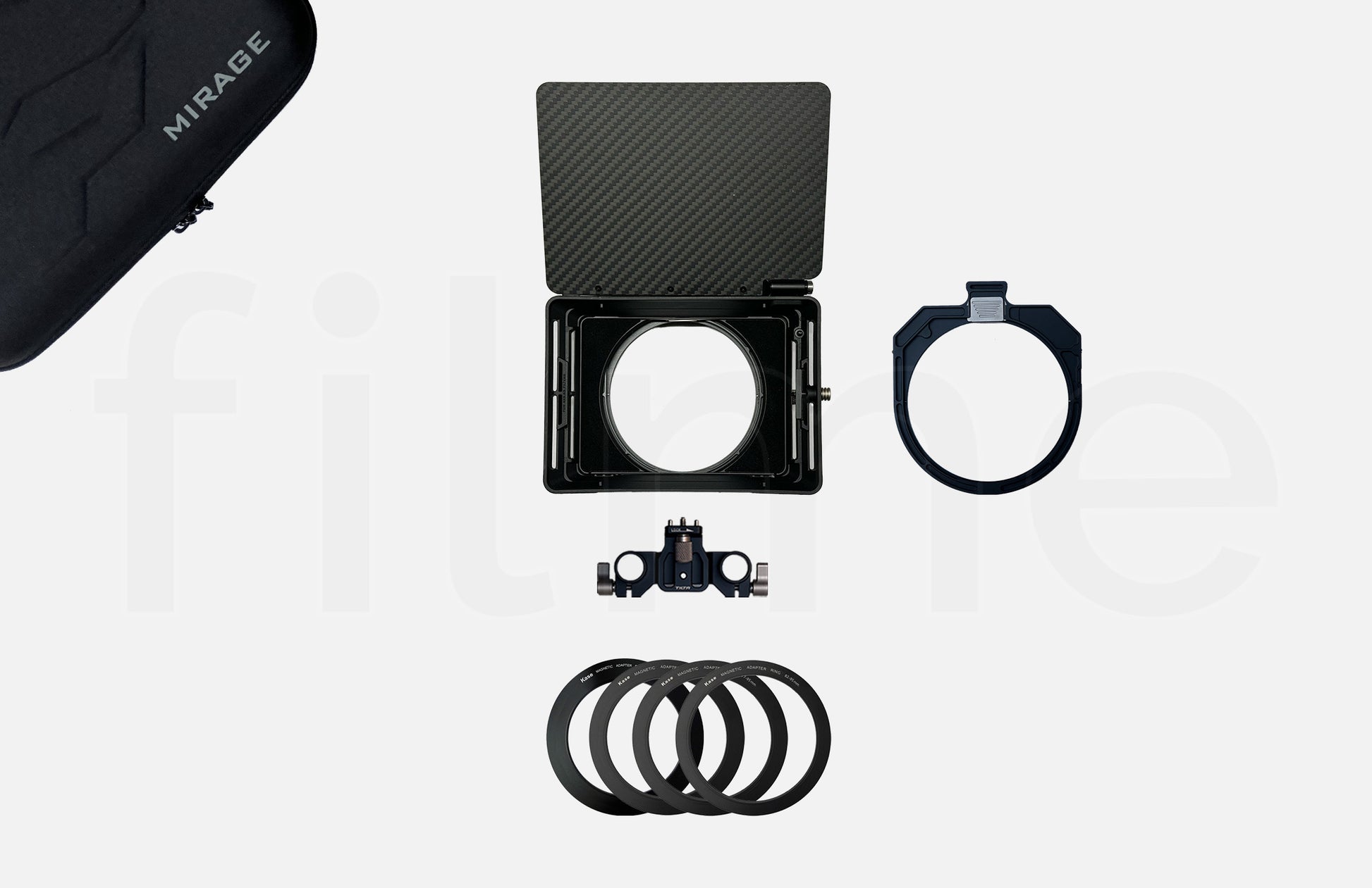 Accessoires inclus avec la location Matte Box Tilta Mirage 95mm à Paris chez Filme
