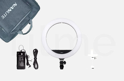 Accessoires inclus avec la location ring light Nanlite Halo 16C à Paris chez Filme