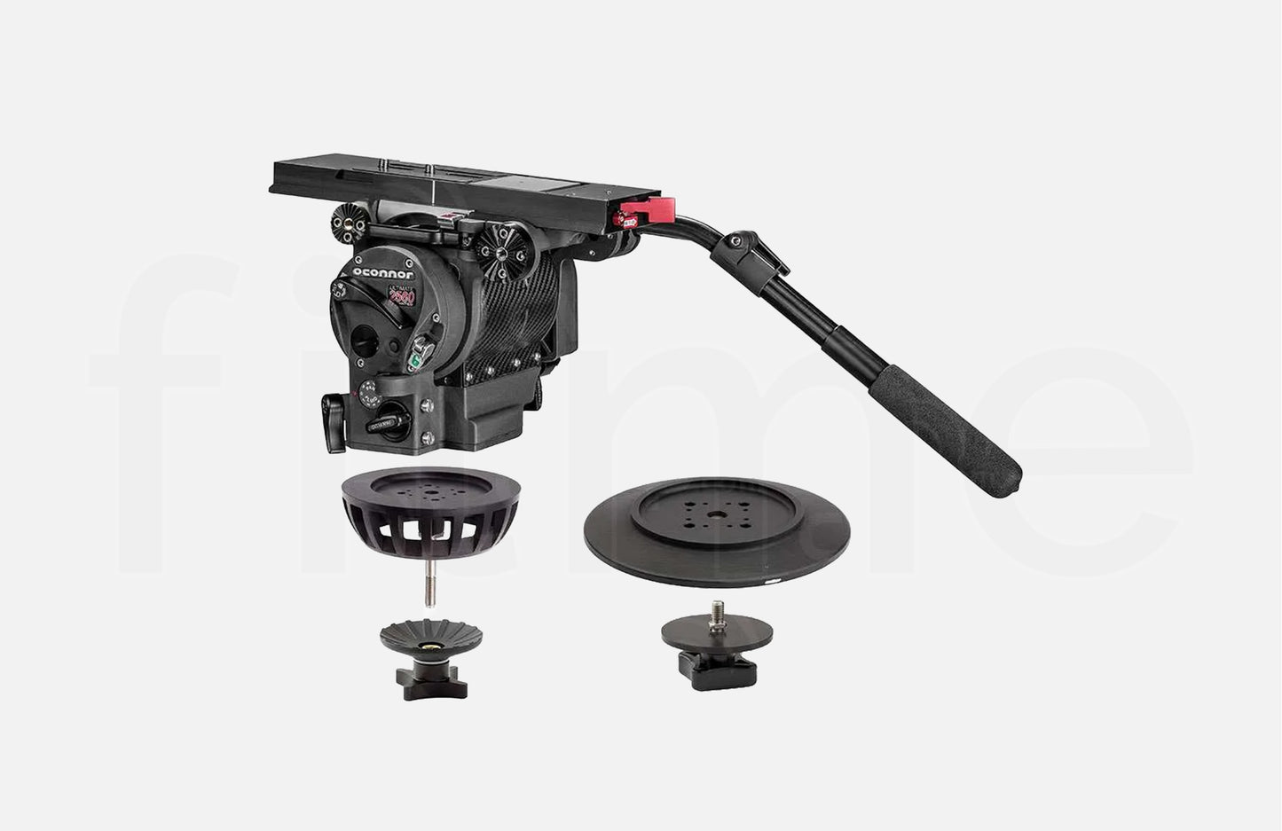 Accessoires inclus avec la location tête fluide OConnor 2560 150mm à Paris chez Filme