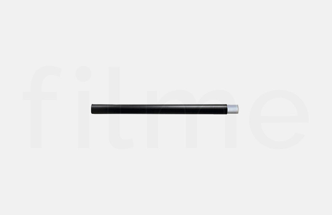 Barre aluminium 1 m noir diamètre 50 mm