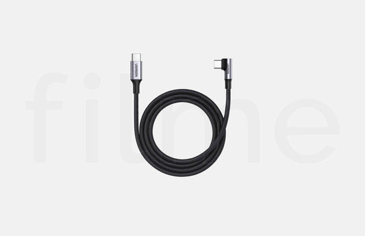 Câble USB-C vers USB-C coudé 2 m