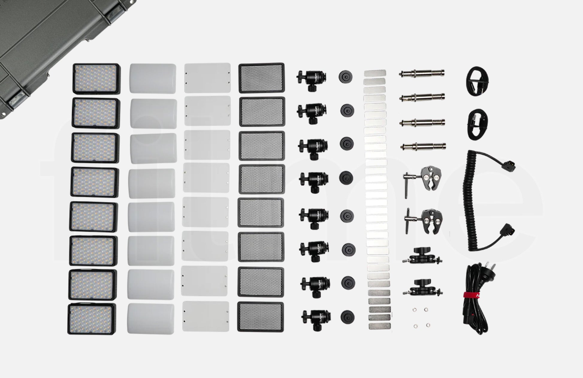 Contenu de la location Aputure MC Pro – kit de 8 à Paris et Montreuil chez Filme