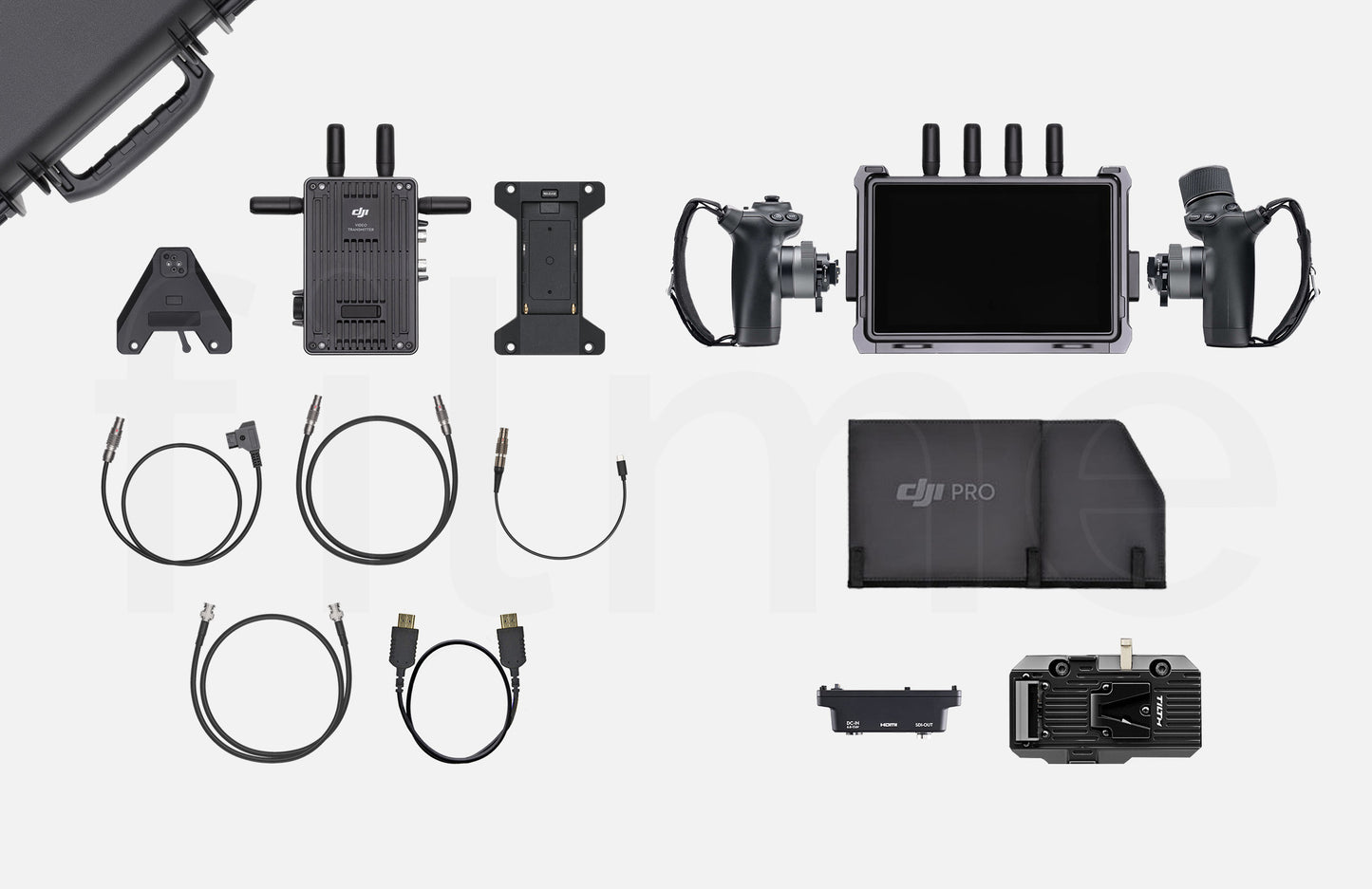Contenu de la location DJI Transmission – bundle contrôle Ronin 2 / RS 3 / RS 4 à Paris et Montreuil chez Filme