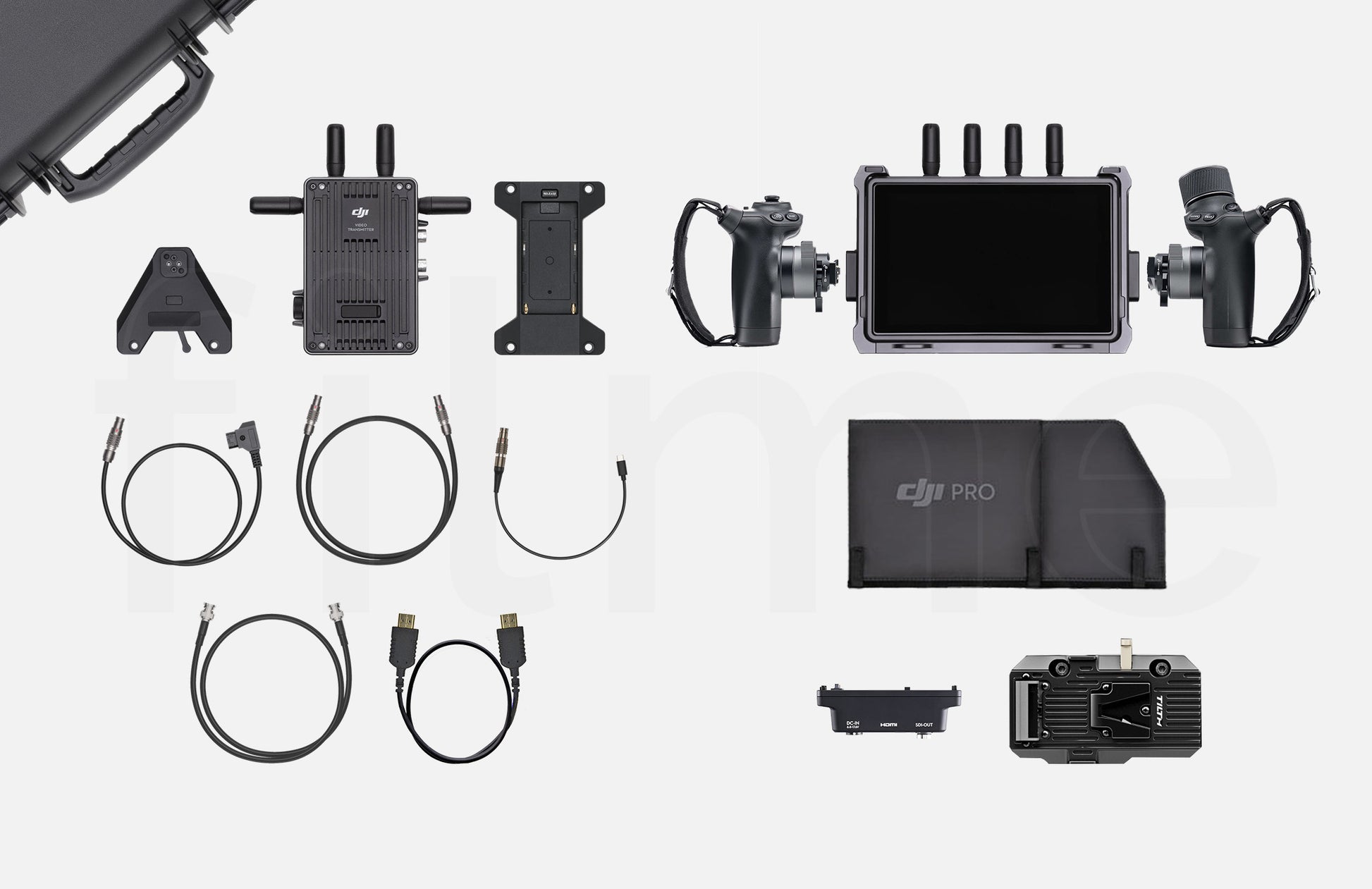 Contenu de la location DJI Transmission – bundle contrôle Ronin 2 / RS 3 / RS 4 à Paris et Montreuil chez Filme