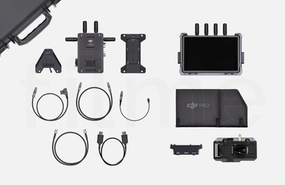 Contenu de la location DJI Transmission – bundle écran sans fil haute luminosité (V-Mount) à Paris et Montreuil chez Filme