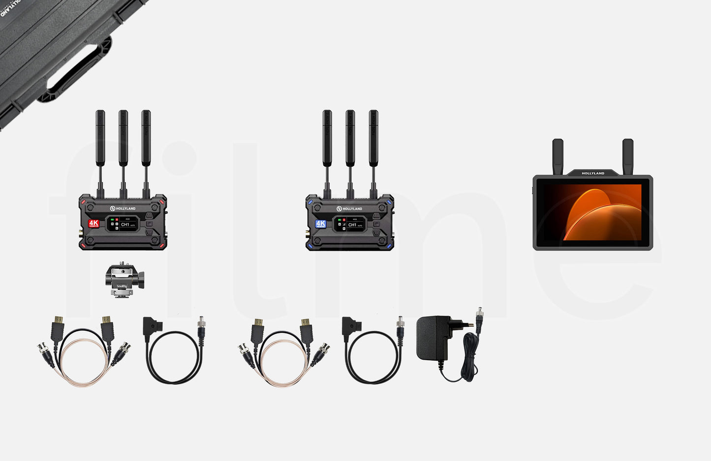 Contenu de la location Hollyland Pyro 5 – kit moniteur sans fil avec TX et RX Pyro S à Paris et Montreuil chez Filme