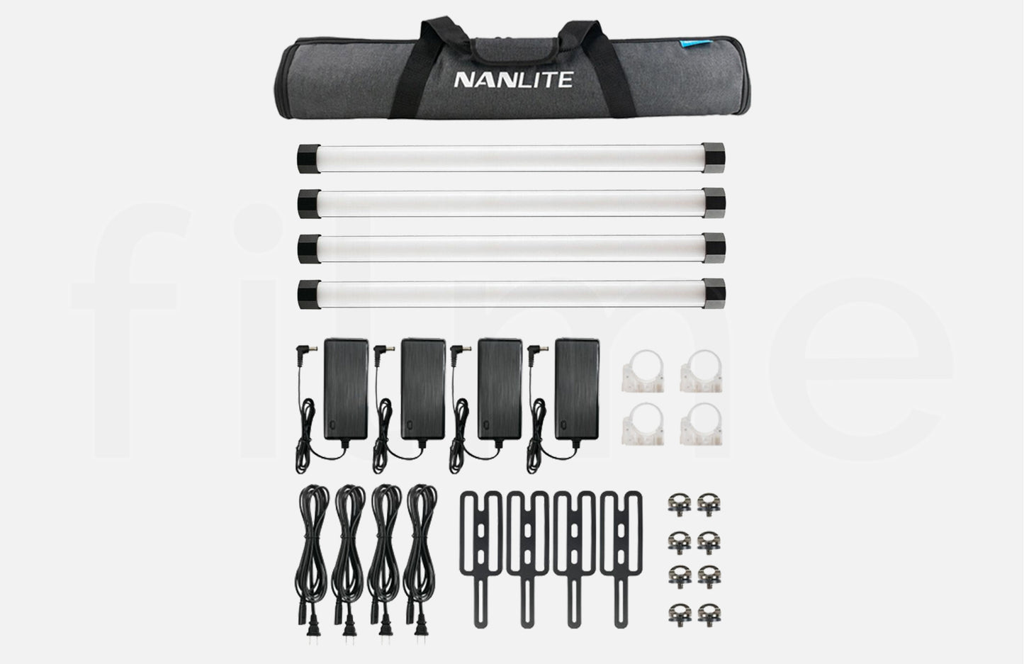 Contenu de la location Nanlite PavoTube II 15X – kit de 4 tubes LED à Paris et Montreuil chez Filme