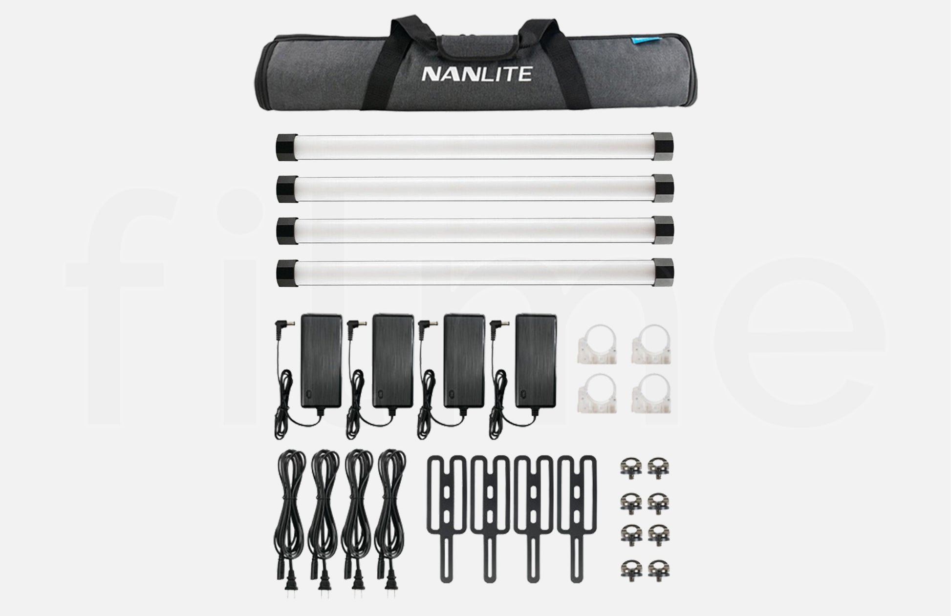 Contenu de la location Nanlite PavoTube II 15X – kit de 4 tubes LED à Paris et Montreuil chez Filme