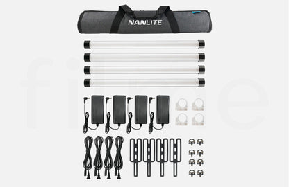 Contenu de la location Nanlite PavoTube II 15X – kit de 4 tubes LED à Paris et Montreuil chez Filme