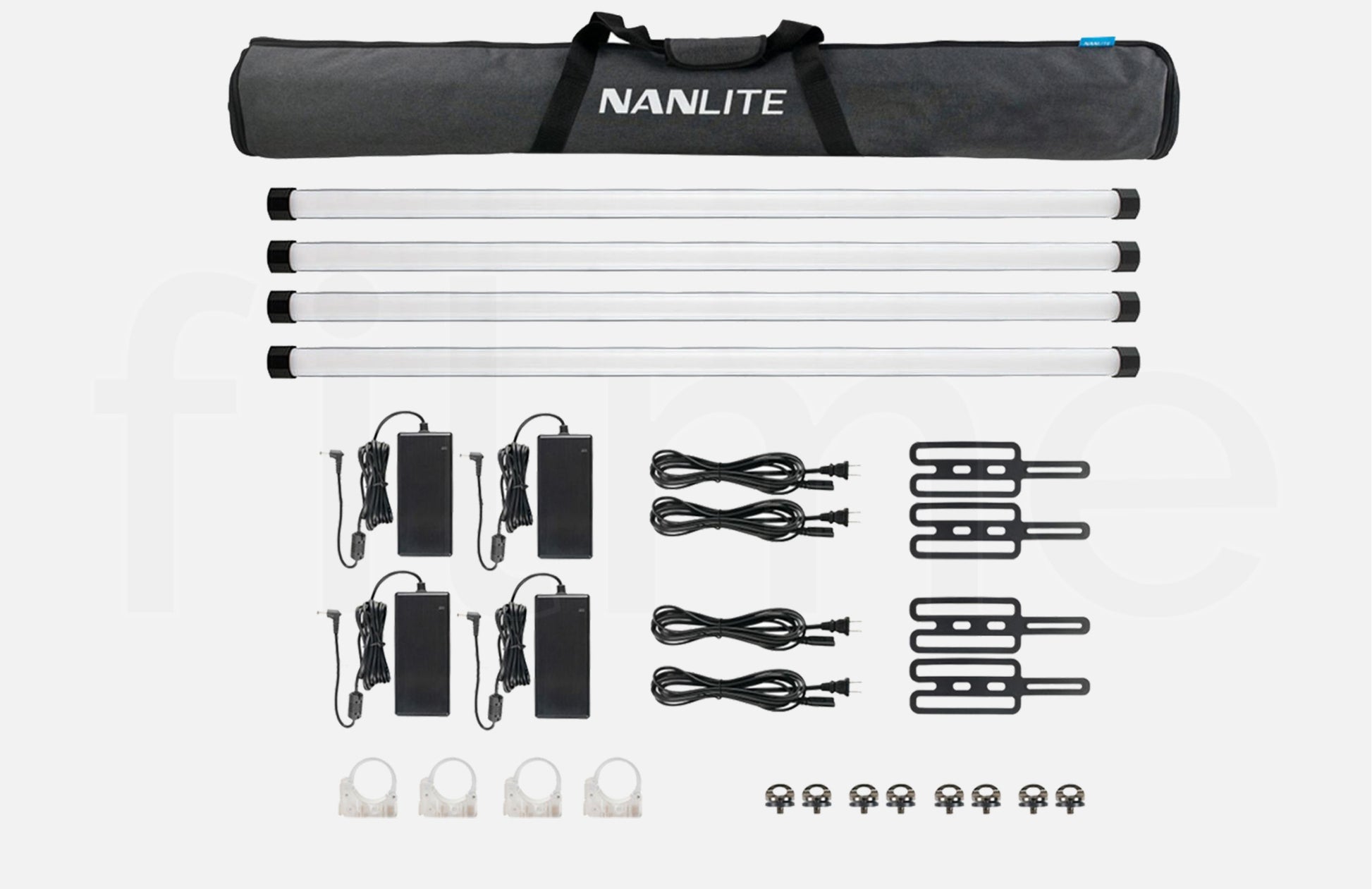 Contenu de la location Nanlite PavoTube II 30XR – kit de 4 tubes LED à Paris et Montreuil chez Filme