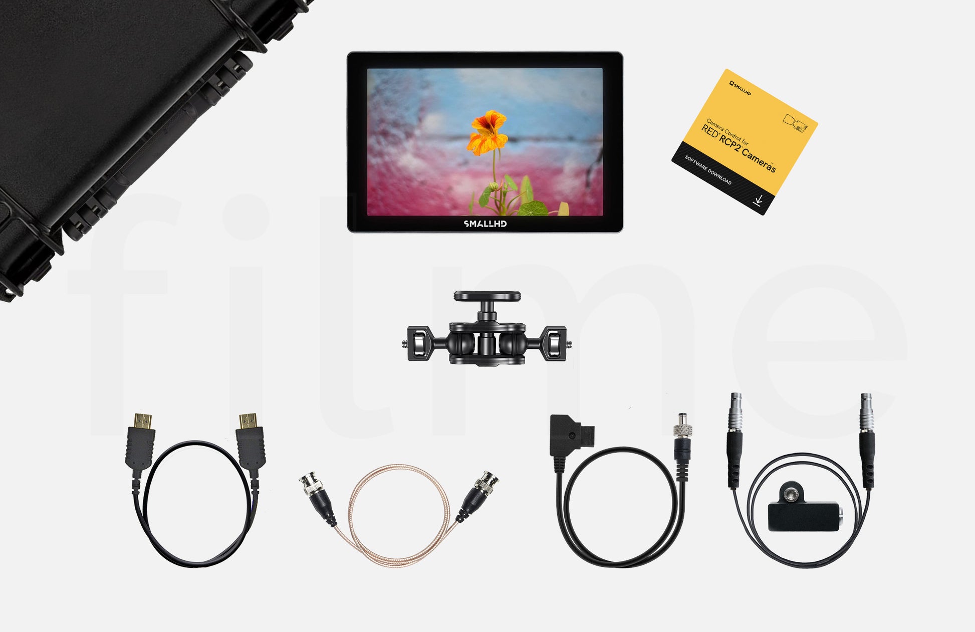 Contenu de la location SmallHD Indie 7 avec option RED (HDMI et SDI) à Paris et Montreuil chez Filme