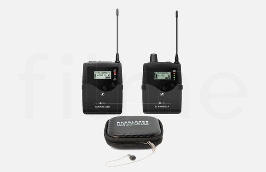 Location Retour HF Sennheiser EW IEM G4 – kit pocket avec oreillette Bubblebee à Paris et Montreuil chez Filme