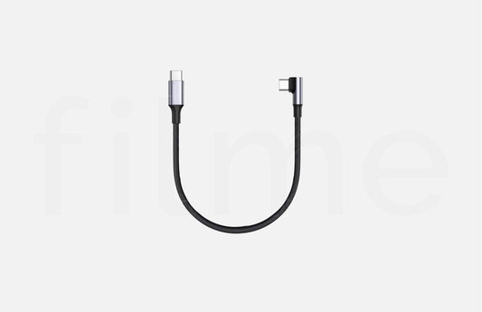 Location câble USB-C 100W coudé simple 30cm à Paris chez Filme