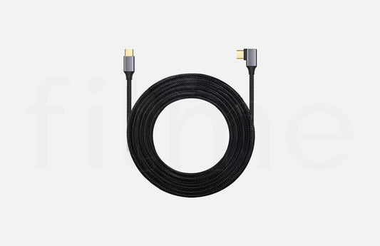Location câble USB-C DATA 20Gbps coudé simple 5m à Paris chez Filme