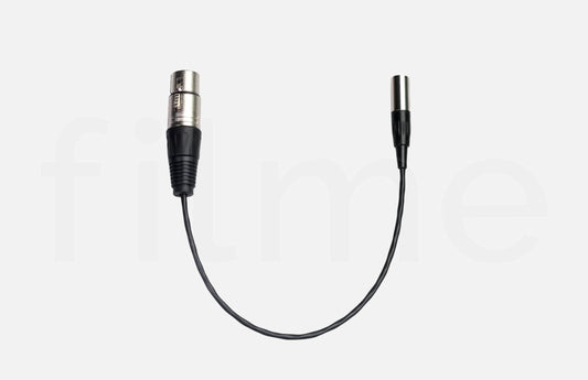 Location câble XLR-F vers mini XLR-M 50cm à Paris chez Filme