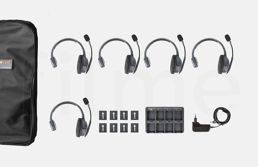 Location Intercom Eartec 5 casques à Paris et Montreuil chez Filme